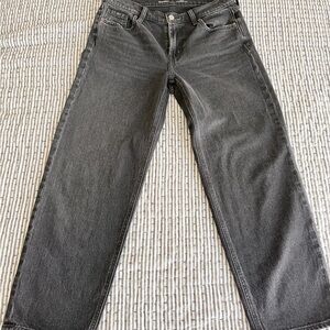 Old Navy Men's Dark Gray Straight Jeans